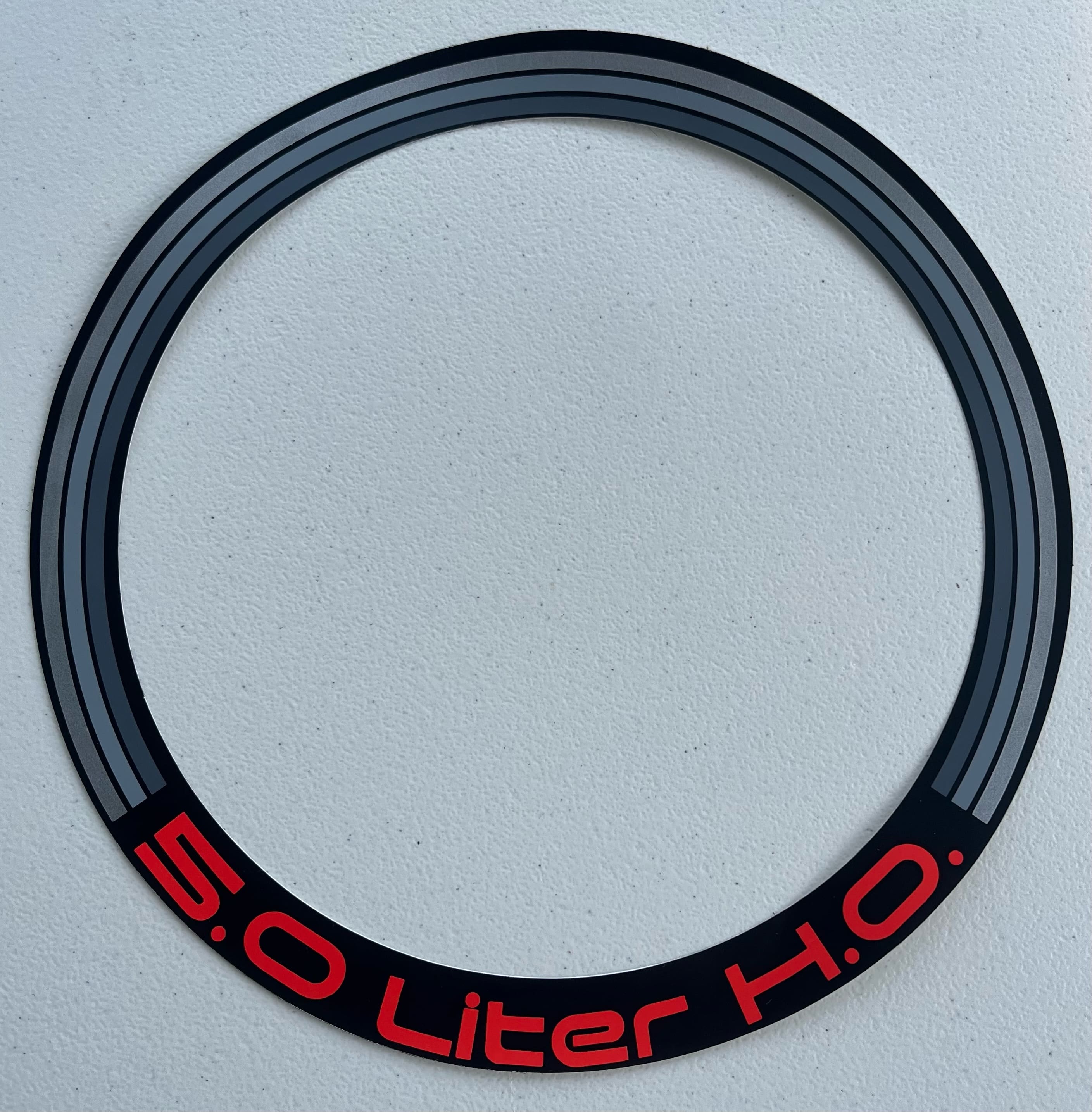 82-92 Camaro/Firebird H.O. air cleaner sticker (5.0 & 5.7 available)